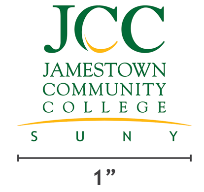 JCC logo with 1" scale