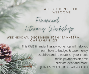 financial literacy workshop flyer