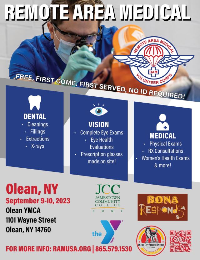flyer for RAM event in Olean