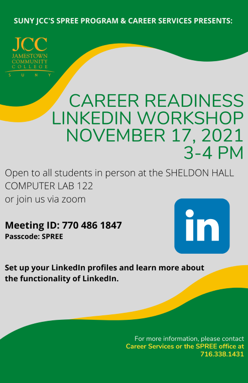 SPREE LinkedIn Workshop poster