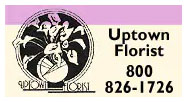 Uptown Florist logo