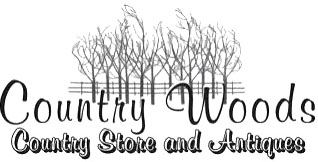 Country Woods Country Store and Antiques logo