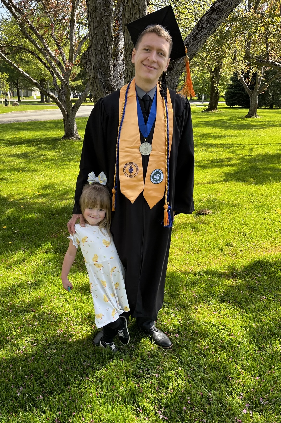 JCC graduate poses with daugther