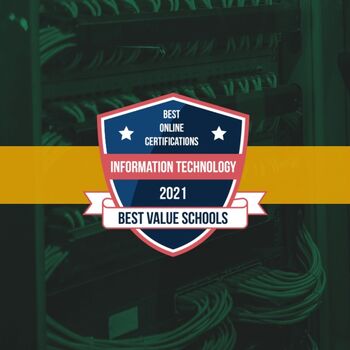 A Best IT Certifications Award Badge from Best Value Schools