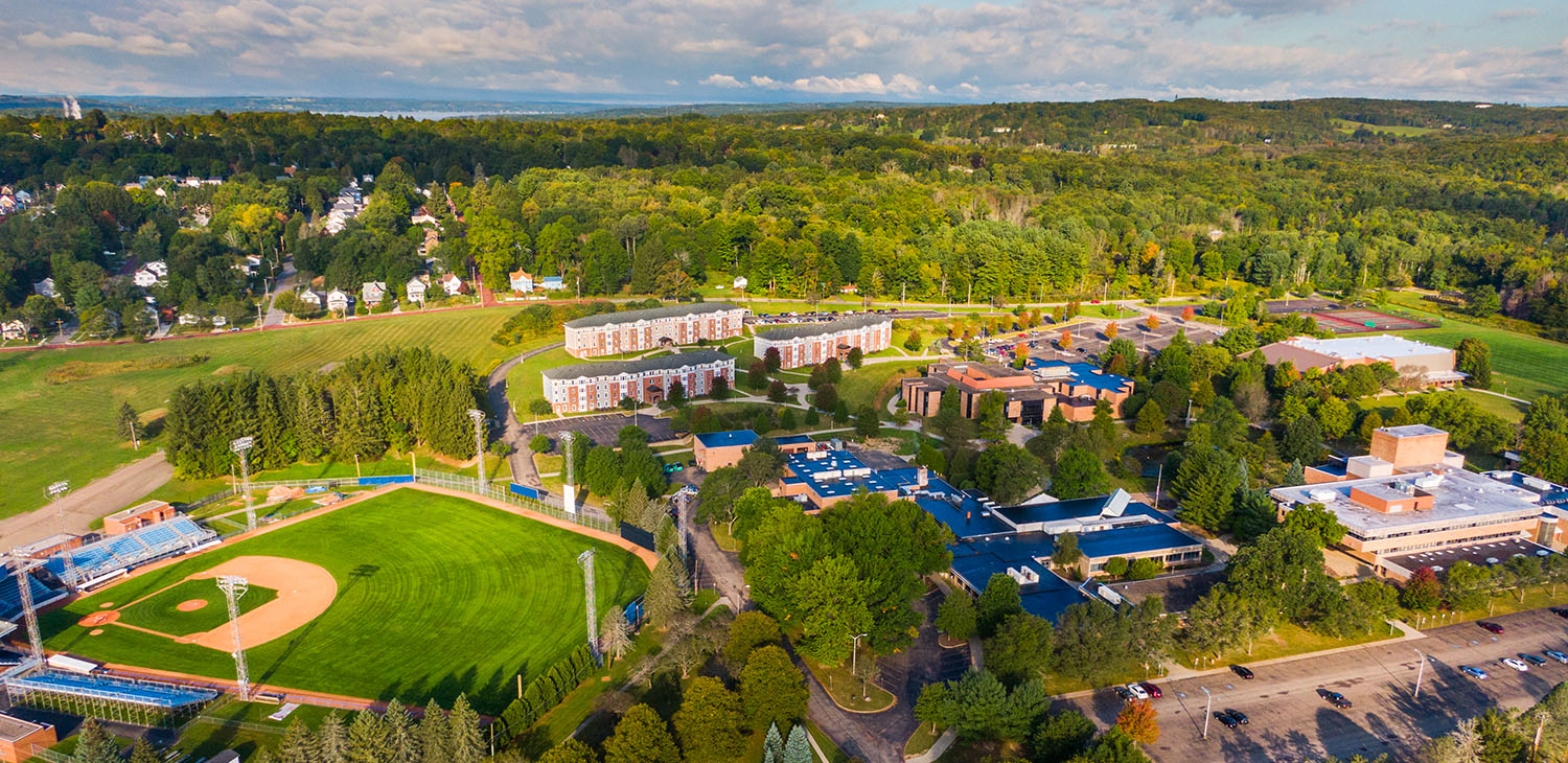 aerial view of JCC's Jamestown Campus