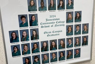 Headshots of 2024 SUNY JCC Nursing program graduates from the Cattaraugus County Campus.