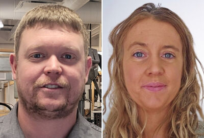 Side by side headshots of Brent Harkness and Rachel O'Brian.